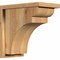 Ekena Millwork Yorktown Rough Sawn Corbel w/Backplate, Western Red Cedar, 8"W x 14"D x 14"H COR08X14X14YOR01RWR - alternate 1